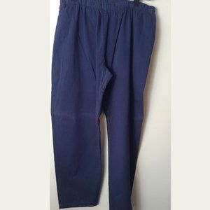 Gramicci Navy Elastic Waist 1982 Cotton Twill Pant (No Front Buckle) - L